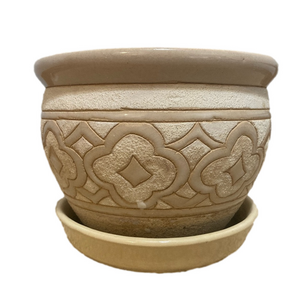 ⭐️ Free With Any Purchase! Cream Ceramic Planter Pot